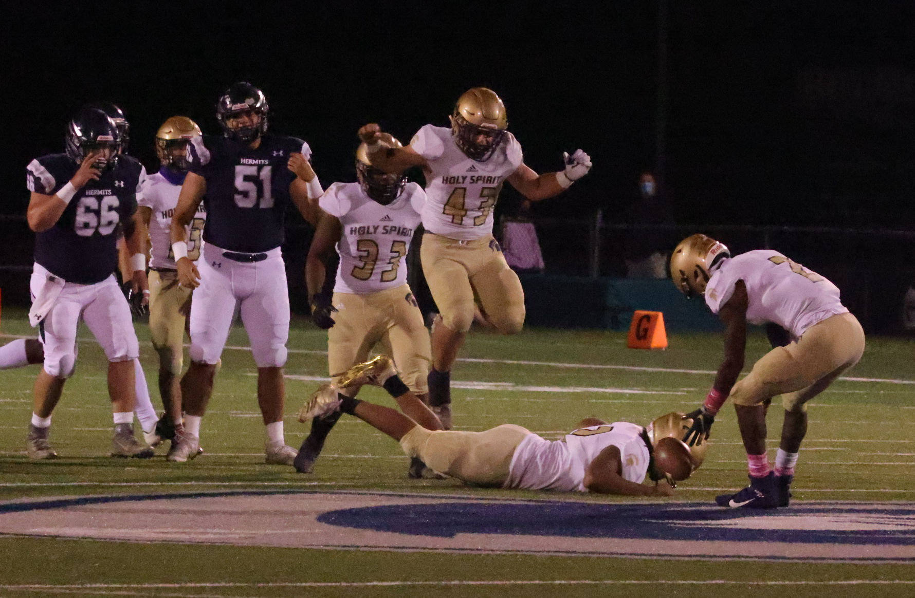 St. Augustine Prep vs Holy Spirit football game